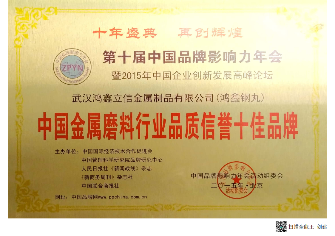 中國金屬磨料行業品質信譽十佳品牌.png undefined